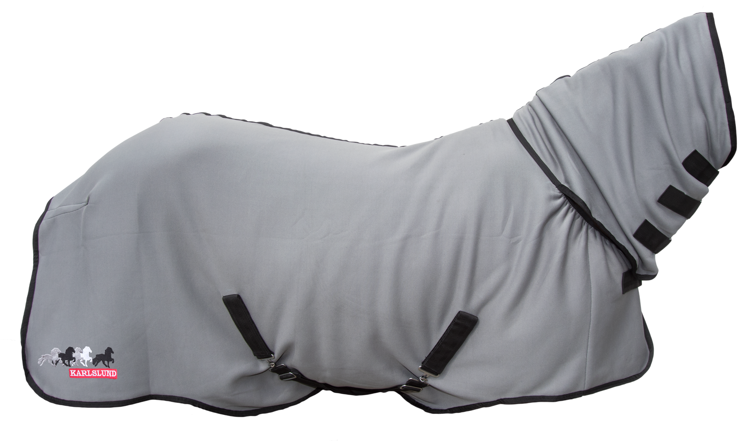 Karlslund Quick-Dry, Abschwitzdecke, Fleece, mit Halsteil